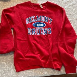 Jerzees Red Belmont Bruins Sweatshirt